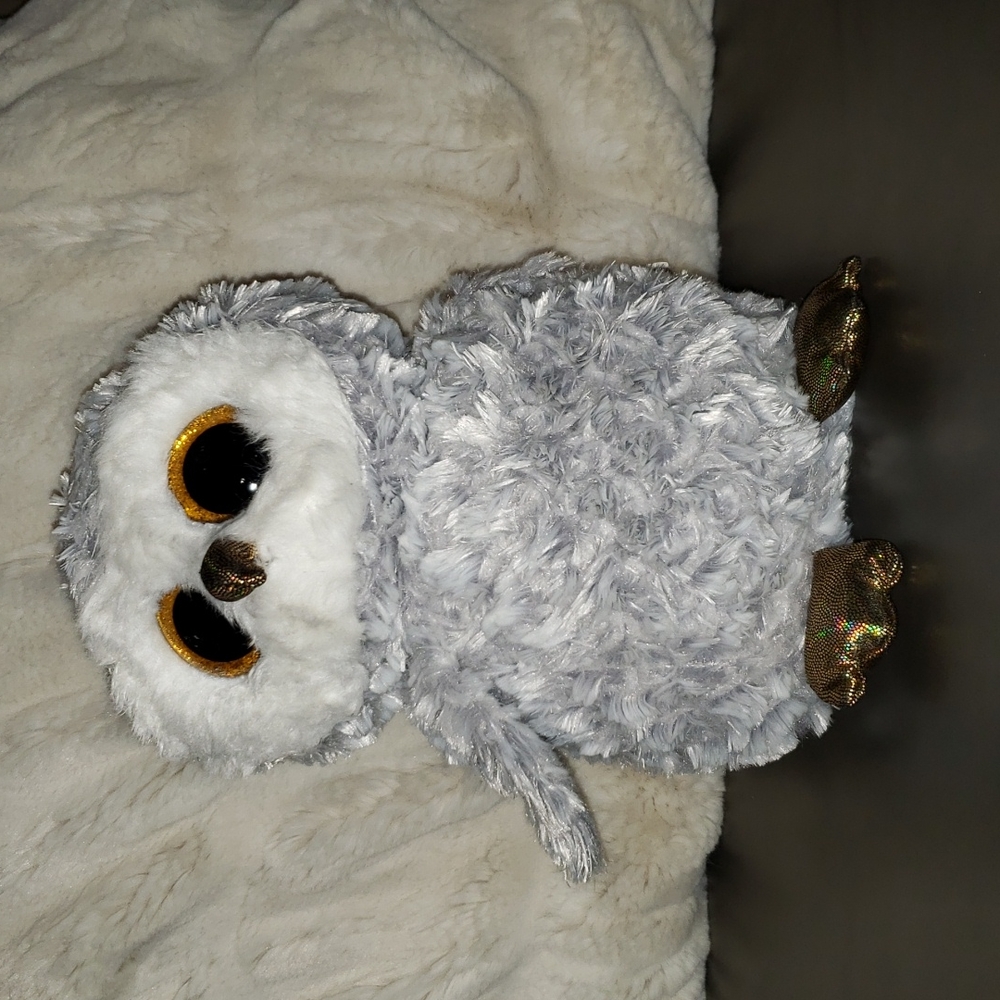 TY Beanie  Babies Boos Medium "Owlette"